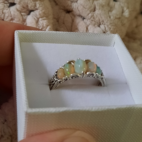 5 ALARM FIRE OPAL RING!!! - Picture 5 of 11